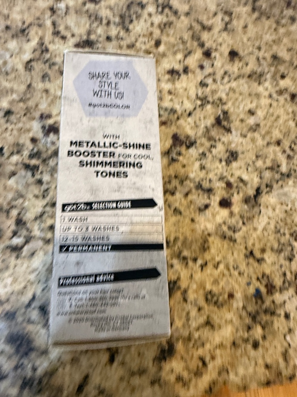 Got2b Metallics Dark Ruby Permanent Hair Color Burgundy Red Dye - Picture 2 of 7